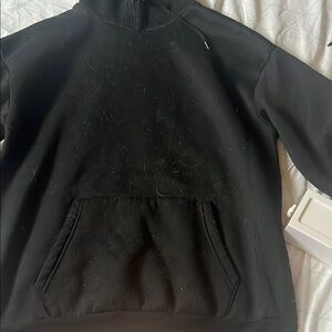 Black Hoodie with Front Pocket